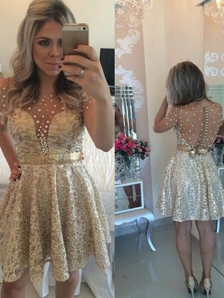 Imagenes de vestidos de noche cortos 2018