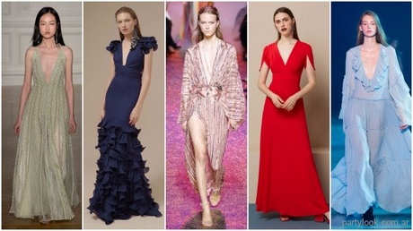 Moda verano 2018 vestidos