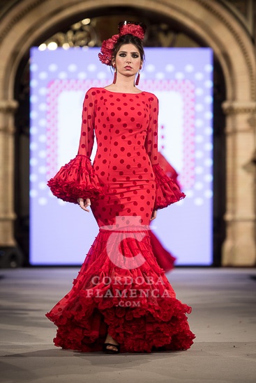 Trajes de flamenca rojos 2018