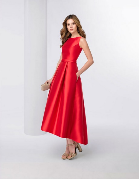 Vestidos de fiesta rojos 2018