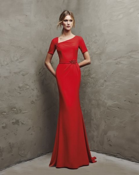 Vestidos de noche 2018 rojos