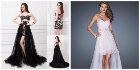 Vestidos de noche cortos de moda 2018