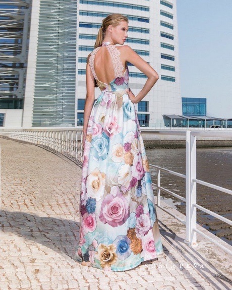 Vestidos largos 2018 primavera