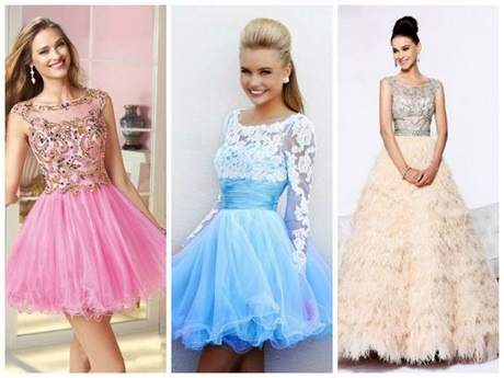 Vestidos para quince años 2018 cortos