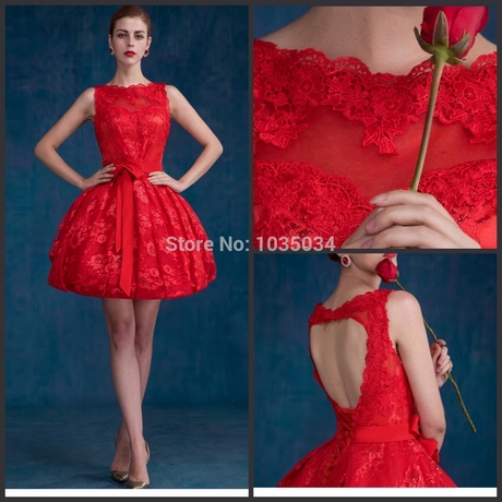 Vestidos rojos de moda 2018
