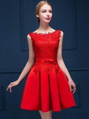 Vestidos rojos de moda 2018