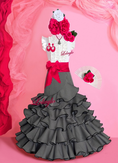 Trajes de flamenca rojos 2021