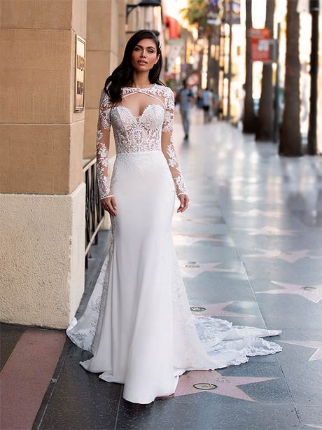 Vestido de novia 2021 corte sirena