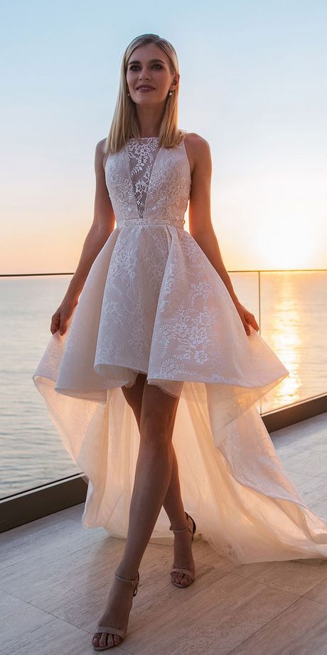 Vestido de novia cortos 2021