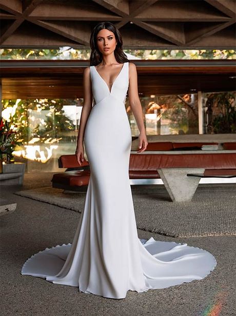 Vestido de novia sencillos 2021