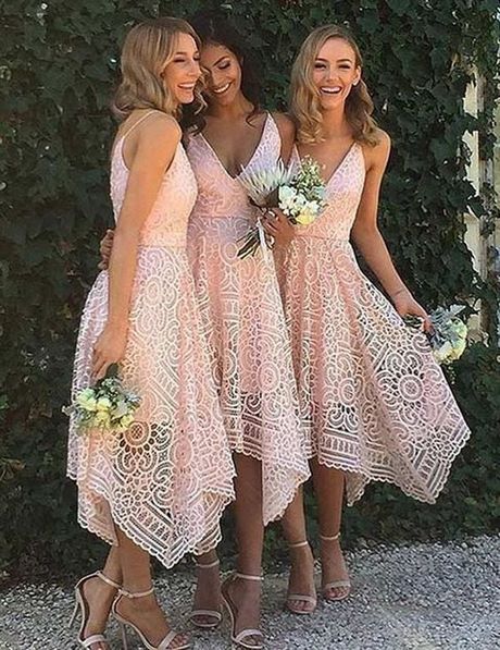 Vestidos de damas de honor 2021 cortos