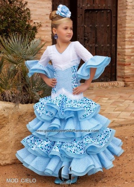 Vestidos de flamenca de niña 2021