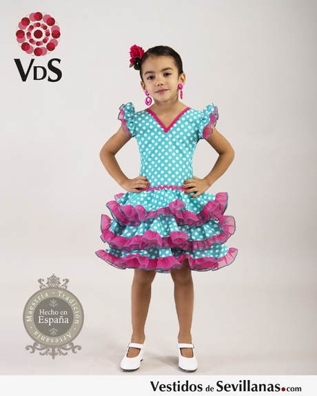 Vestidos de flamenca de niña 2021