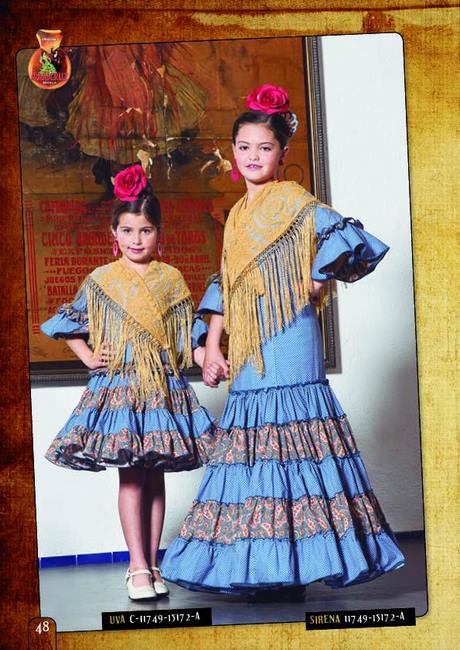 Vestidos de flamenca niña 2021