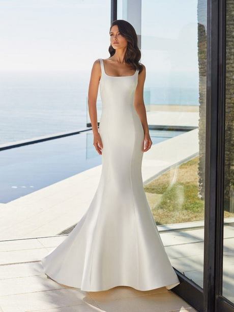 Vestidos de novia 2021 sencillos y elegantes