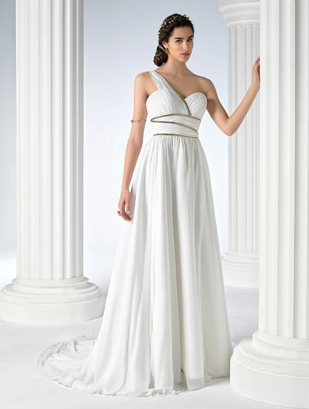 Vestidos de novia estilo romano 2021