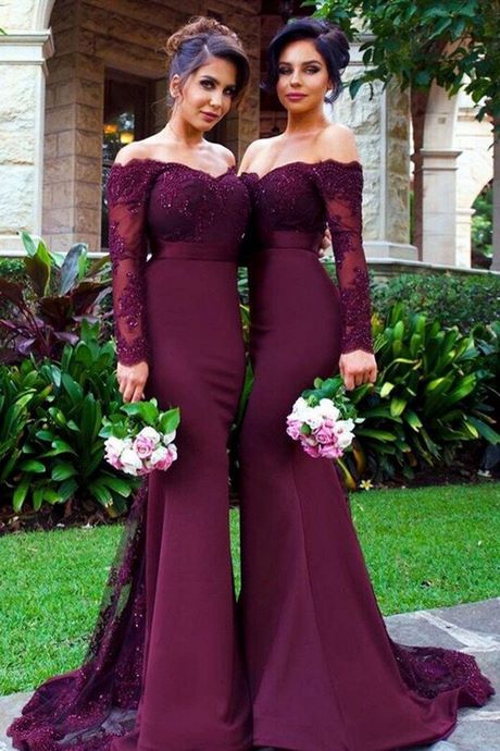 Vestidos para damas de honor largos 2021