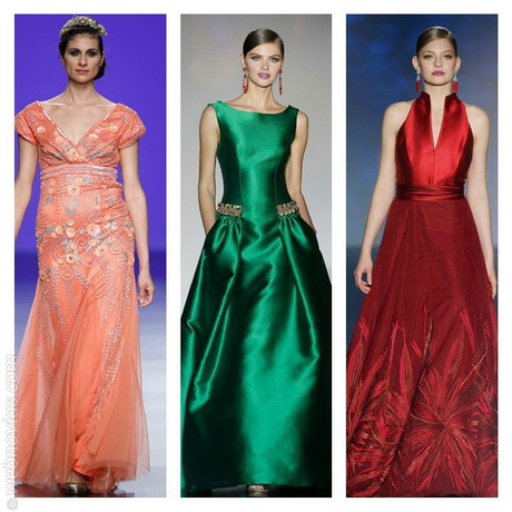 Tendencia vestidos de noche 2016