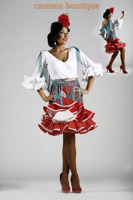 Trajes de flamenca cortos 2020