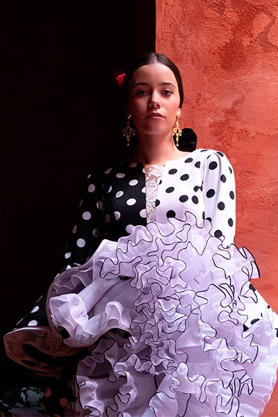 Trajes de flamenca lina 2020