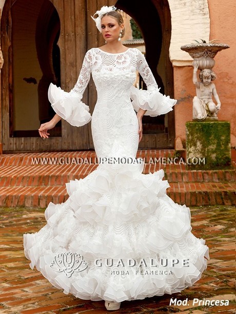 Trajes de novia flamencos 2020