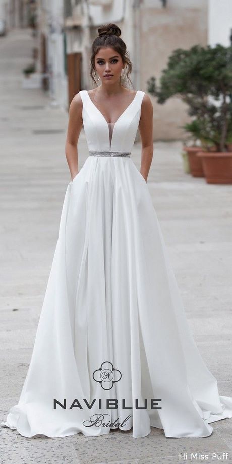 Vestido de novia civil 2020