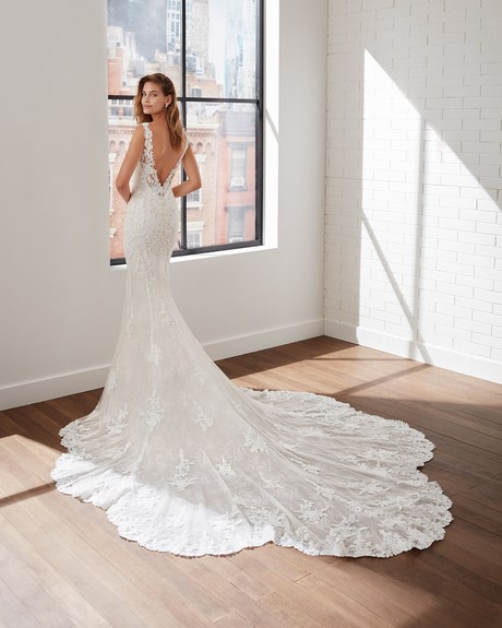 Vestidos de novia de encaje 2020