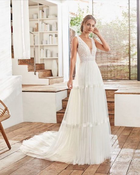 Vestidos de novia encaje 2020