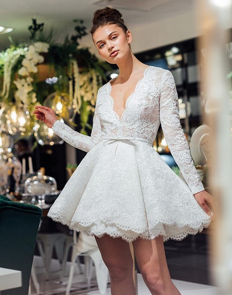 Vestidos de novias 2020 cortos