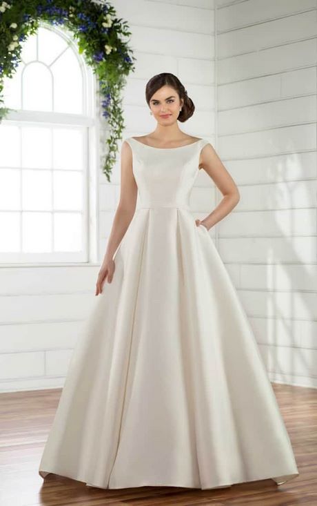 Vestidos sencillos de novia 2020