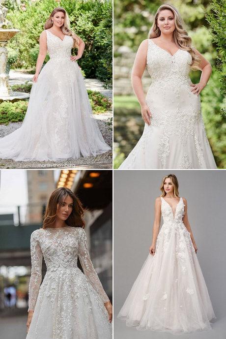 Imagenes de vestidos de novia 2023 para gorditas