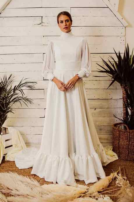 Vestidos de novia sencillos y elegantes 2022