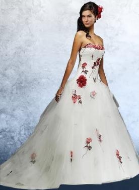 Vestido de rosas