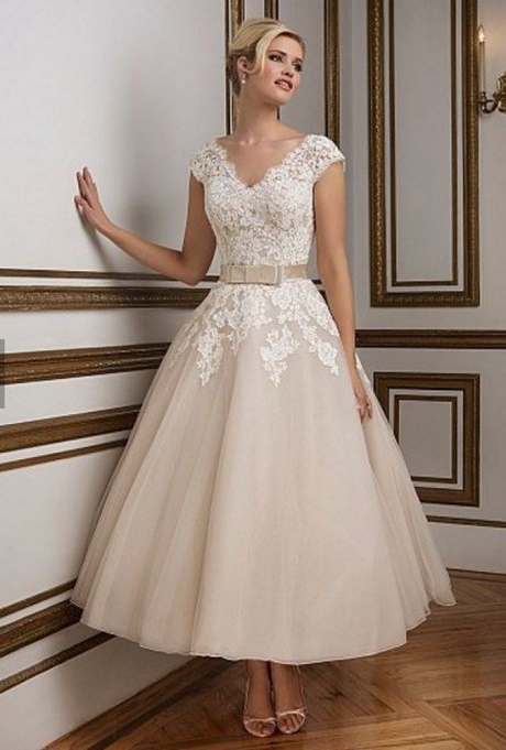 Vestido novia civil corto