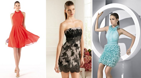 Vestidos cortos de fiesta para bodas