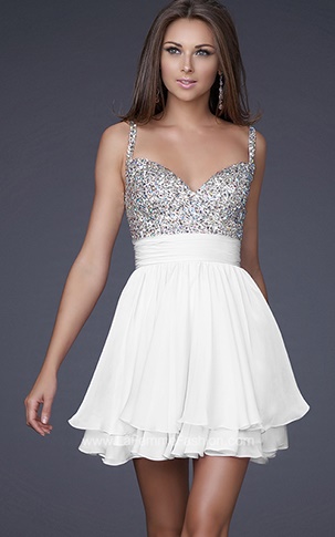 Vestidos cortos para jovenes