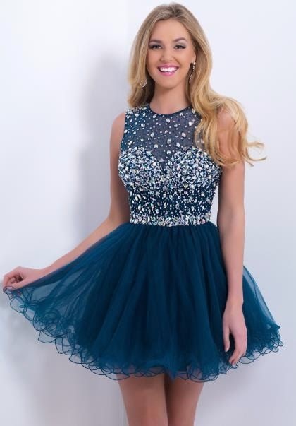 Vestidos de fiesta cortos para jovenes