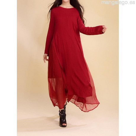 Maxi vestido rojo