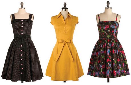 Modelos de vestidos vintage