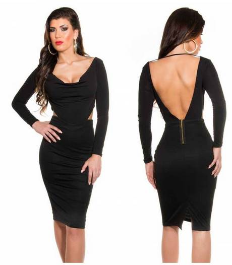 Vestido negro ajustado