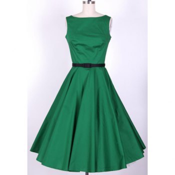 Vestido verde vintage