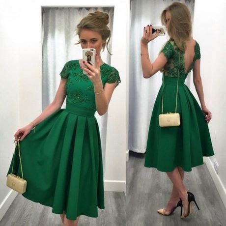 Vestido verde vintage