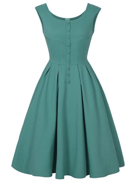 Vestido verde vintage