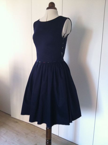 Vestido vintage azul