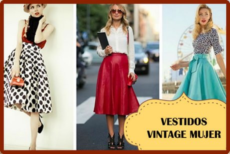 Vestidos cortos estilo vintage