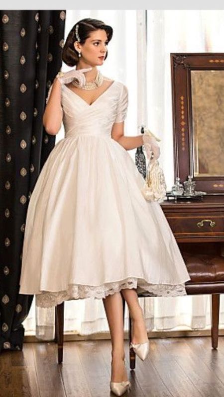 Vestidos de novia vintage cortos