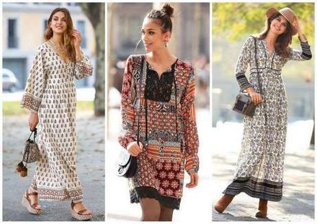 Vestidos estilo hippie chic