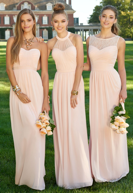Modelos de vestidos de damas de boda