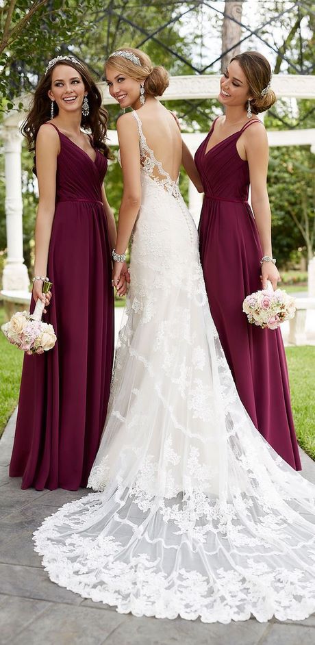 Trajes de damas de honor bodas