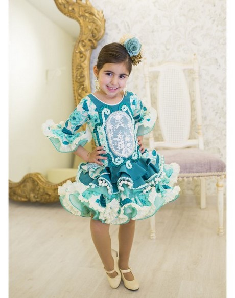 Trajes de flamenca para niñas 2019